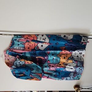 Long sleeved, adorable cat printed blouse